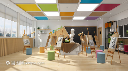 3D教室場景中室外設(shè)施工程的施工與管理