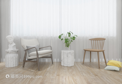 現(xiàn)代簡潔風(fēng)家居陳列室內(nèi)設(shè)計效果圖